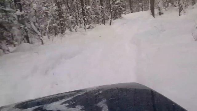 снега стало больше, но нива все равно едет, давление 1.5 смотреть онлайн