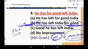 SSC CHSL |CGL 2019-20 | English | By Prince Sir |Class - 65 | TOP 500 Improvements Part 3