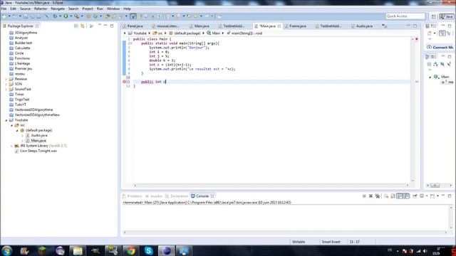 Comment coder en JAVA n°11 Audio et Thread смотреть онлайн