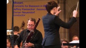 Mozart, Concerto for Bassoon. Jeffrey Keesecker, Neuendorfer, NMF. June 12, 2016, Bryn Mawr, PA.