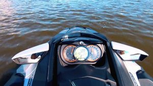 Top Speed / Макс Скорсть тюнингованного гидроцикла BRP GTX 300 LTD  2018 г