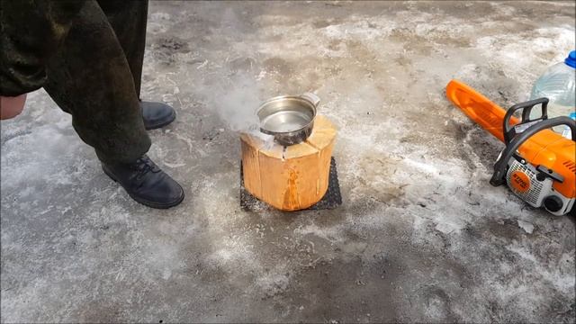 Финская свеча с поддувалом от NESTE смотреть онлайн