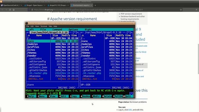 Drupal 9 Installation on LAMP