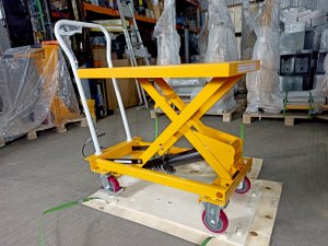 Сборка передвижного подъемного стола HL-AS50