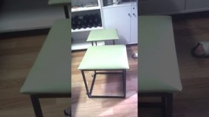 Пуф трансформер раскладной в 5 табуретов/стульев. Схема сборки ЧАСТЬ 1.