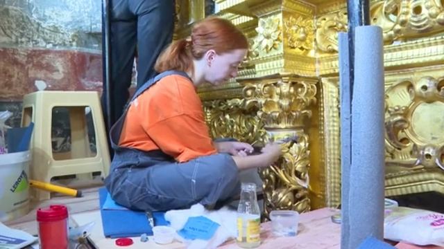 Реставрация Новодевичьего монастыря в Москве 修道院修复 Monastery restoration смотреть онлайн