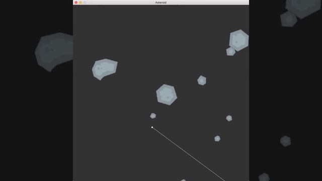 Asteroids game - Controlling