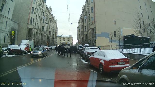 31.01.2021, 12:46 – 12:49, СПб, ул. Бородинская смотреть онлайн