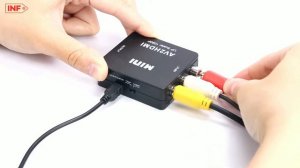 RCA to HDMI adapter / signal converter