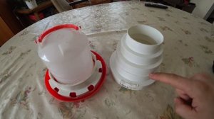 Вакуумная поилка для суточных перепелов и цыплят