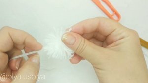 Воздушный помпон для шапочки