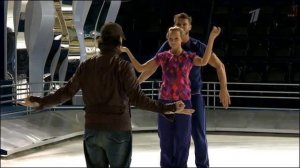 Оксана Домнина и Владимир Яглыч. Тренировка. Фрагмент выпуска от 09.11.2013