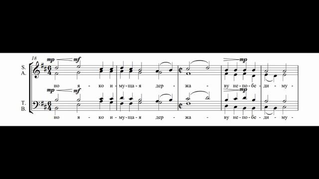 Взбранной воеводе – Киевского распева смотреть онлайн