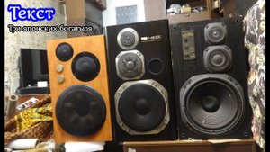 Лучшие колонки что я слышал :  Sansui xl-900 , Victor 50fx , Victor sx-7