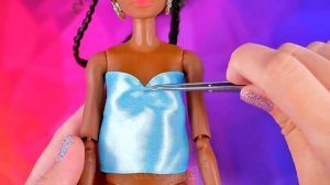 23 DIY Barbie Clothes: Dolls mini stuff, brbee pants, skirt / DIY Barbie shows