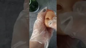 Как убрать макияж с лица куклы (часть 2). How to makeup from the face of a Paola Reina doll (part 2