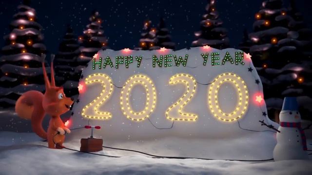 !2020! Happy New Year! 🎅 🎄 Миниатюра Шаблон для видео С Новым Годом смотреть онлайн