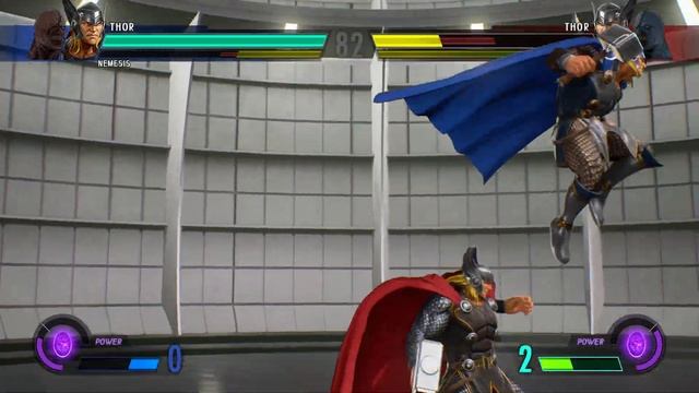 Nemesis & Thor vs Nemesis & Thor (Very Hard) - Marvel vs Capcom | 4K UHD Gameplay смотреть онлайн