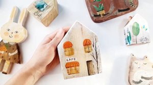 Мастер класс. Расписываю деревянный домик