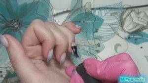 Сама себе мастер! Коррекция гелем. Заезженный дизайн. #гель #коррекция #дизайн #гельлак