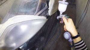 Лакировка фар после косячной полировки, исправляю