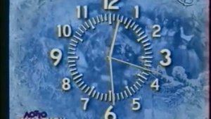 Новогодние часы (ОРТ) (1997-2000) со спонсором (см в описание)
