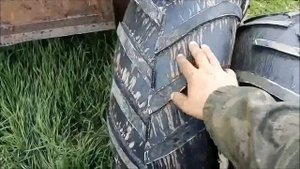 ободрыши газ 66 с интересным протектером часть2