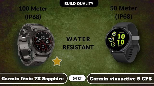 Garmin Vivoactive 5 GPS VS Garmin Fenix 7X Sapphire смотреть онлайн