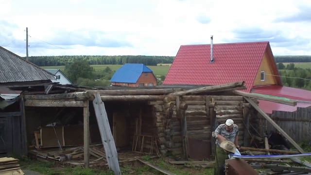 Снос крыши и эпичное падение смотреть онлайн