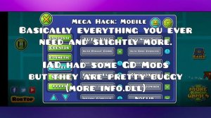 is Mega Hack Mobile Worth it? ┃Geometry Dash Showcase