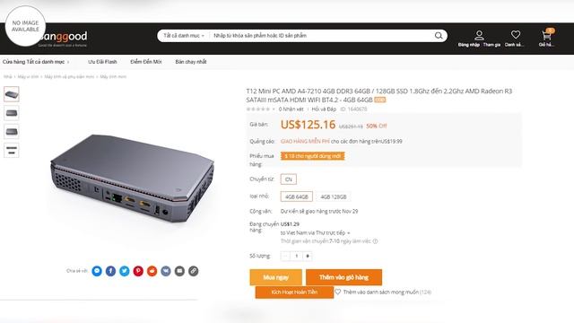 Vài con Mini PC RAM 8GB, 4K game ok ~ 2-3tr смотреть онлайн