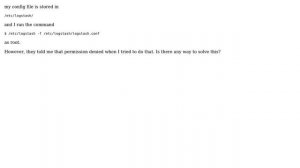DevOps & SysAdmins: Unable to run logstash config file (permission denied)