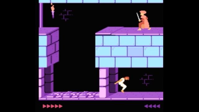 Dendy (Famicom,Nintendo,Nes) 8-bit Prince of Persia Level 8.mp4