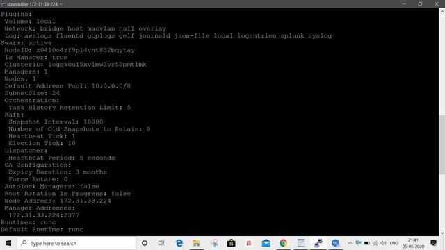 6 Docker swarm configuration in Telugu