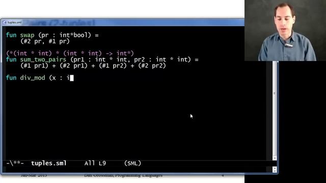 9 - Pairs and Other Tuples