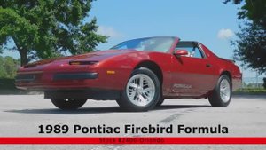 1989 Pontiac Firebird Formula  Classic Cars of Orlando