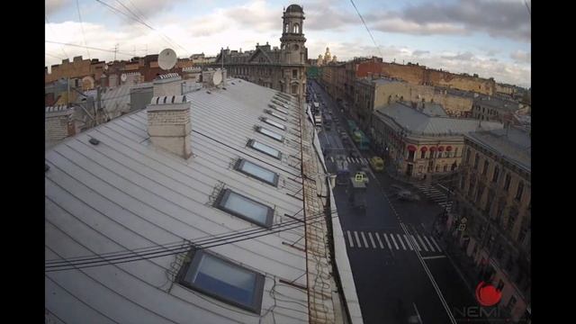 Погода в Санкт-Петербурге 12.10.23, Знаменитые 5 углов, Крыши Питера