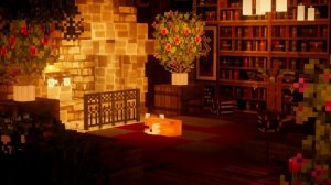 🧸 Nostalgic Minecraft Music [ Relaxing Fireplace Ambience to Study / Relax ] ☆