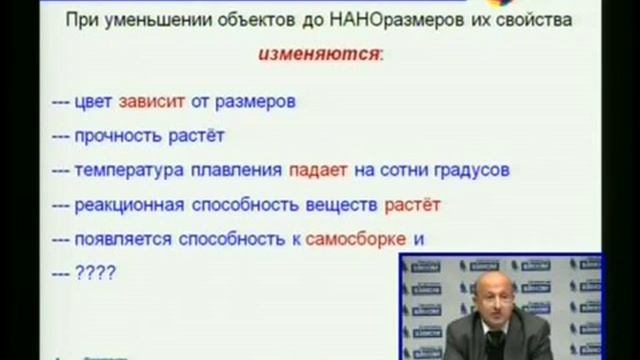 Проект «Нанотехнологии». Тема 2. Ведущий Богданов К.Ю.
