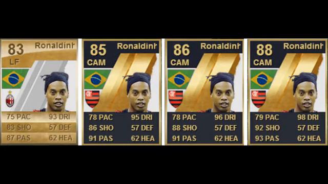 FIFA 10 -13 Ronaldinho Ultimate Team Cards смотреть онлайн