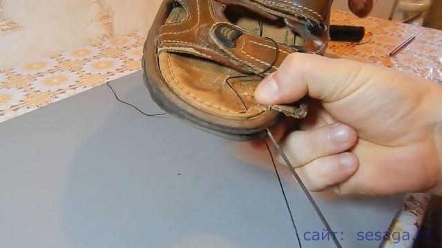 Как шить сапожным шилом