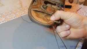 Как шить сапожным шилом