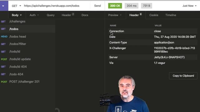 API Challenges - How to Solve HEAD todos 200 in Insomnia смотреть онлайн