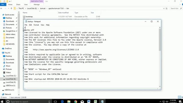 Tomcat server startup bat file blinking.....FIXED смотреть онлайн