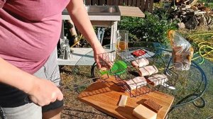 Бутерброды с сыром и беконом на мангале-Лучше шашлыка!/Sandwiches with cheese and bacon on the gril