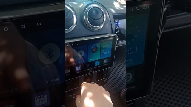 Магнитола 2din 10' в Renault Logan 1 ф1 ч2 смотреть онлайн