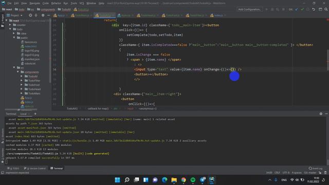 10 урок. Todo. LocalStorage&useEffect смотреть онлайн