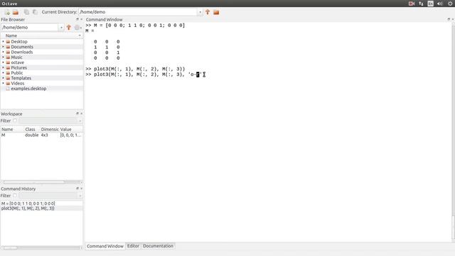 Построение графиков средствами языка MATLAB (GNU Octave)