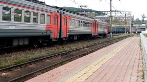 прибытие электропоезда Кропачево Златоуст