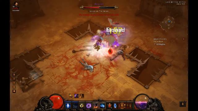 Diablo 3 - Solo Magda MP0 on Wizard Hardcore Inferno